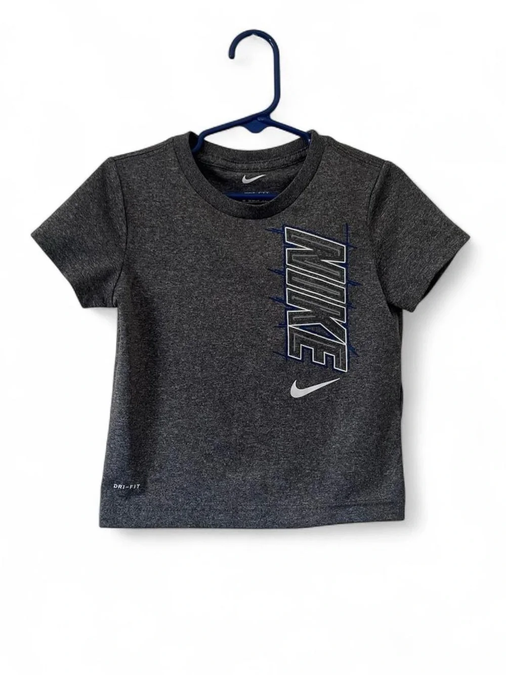 Toddler Boy 3T Short Sleeve Nike Graphic Logo T-Shirt Moisture Wicking Athletic